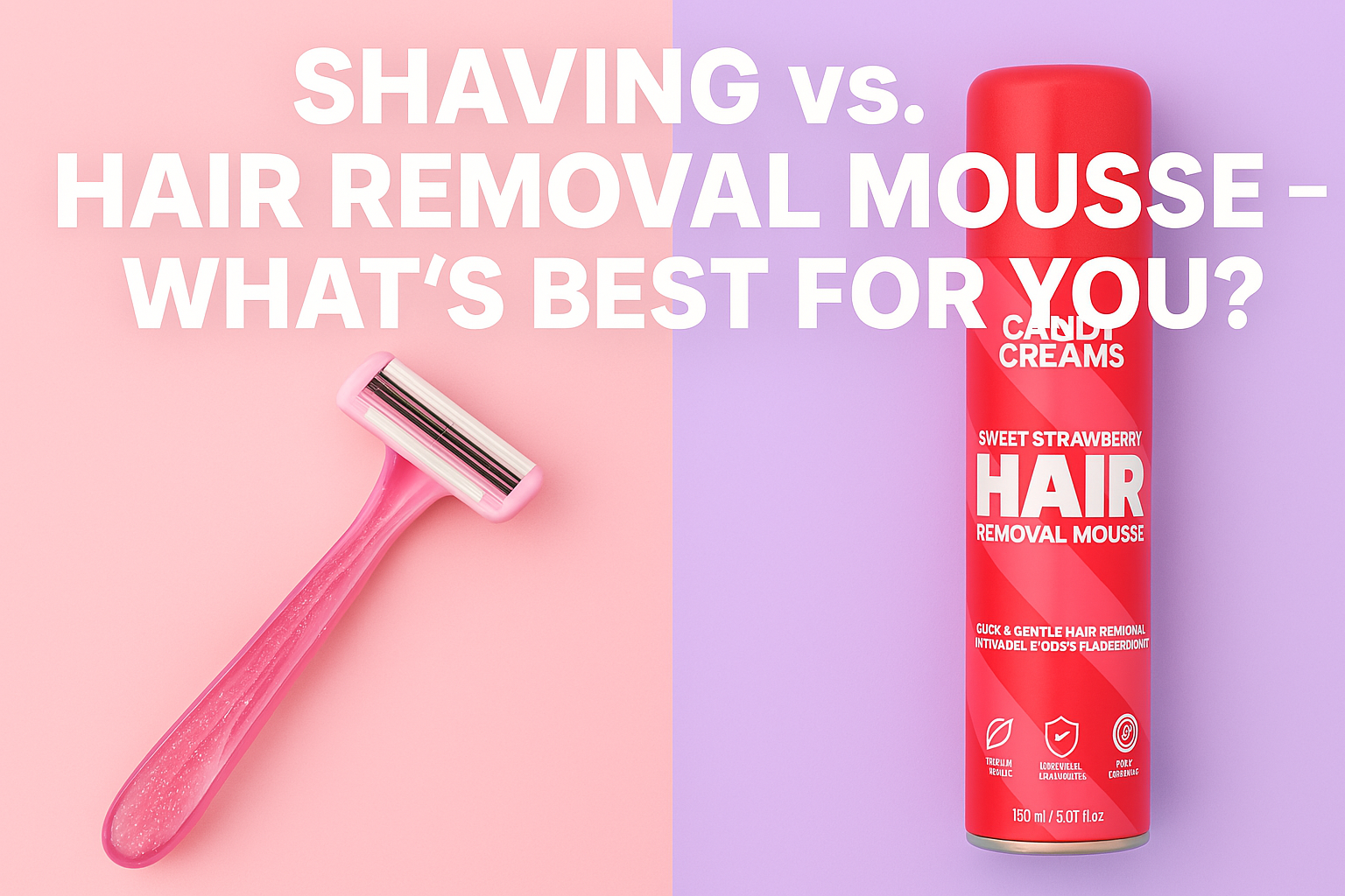 Shaving vs. Hair Removal Mousse - What’s Best for You?