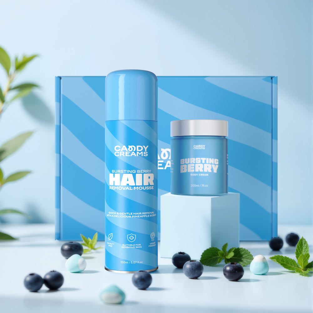 (PRE ORDER) Bursting Berry Hair Removal Mousse + Body Cream Bundle