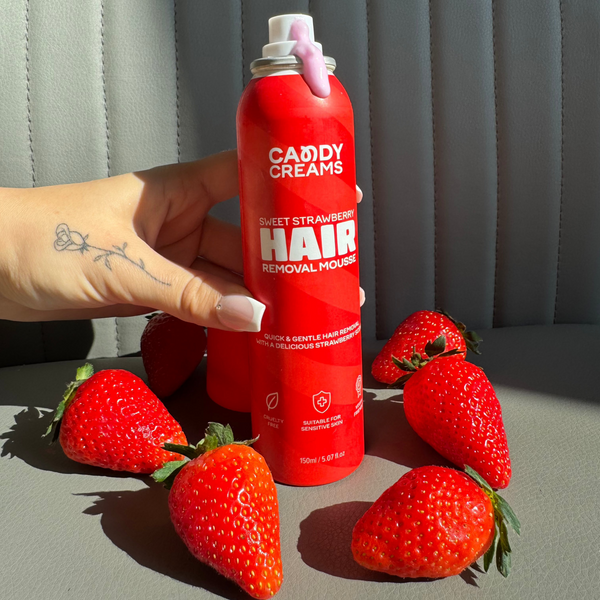 Sweet Strawberry Hair Removal Mousse + Body Cream Bundle