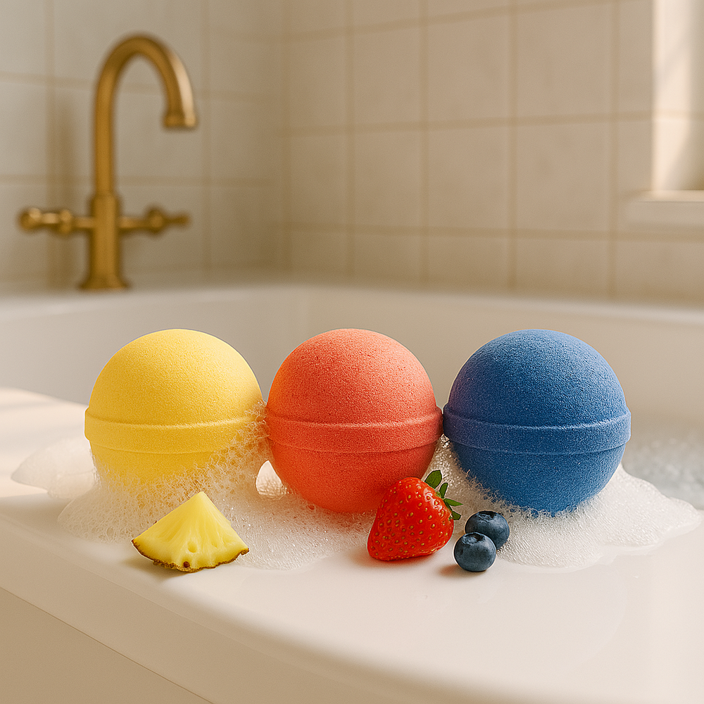 (PRE ORDER) Fruity Foam Bath Bomb Set